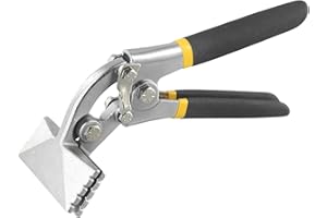 JAYRUIT Pince à mélanger pour tôle, pince à cintrer en tôle avec poignée droite/coudée, outil de sertissage à la main, poignées caoutchoutées double couche (B)