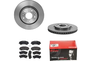 BREMBO BREMSSCHEIBEN COATED Ø296mm + BREMSBELÄGE VORNE FÜR NISSAN QASHQAI 2