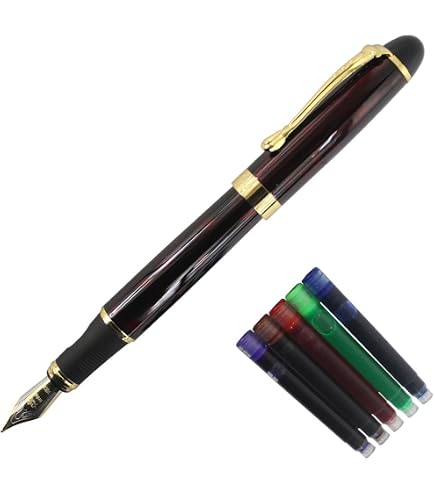Kit Calligraphie Plume Vintage - Stylo à Encre Avec 5 Pointes Interchangeables, Sceau, Coupe-papier - Cadeau Débutant - 6