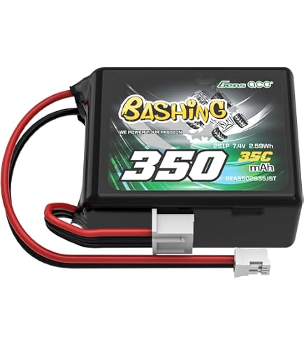 Batería Lipo De 7.4V 600mAh 35C 2S Con Enchufe Molex Y Cargador USB Adecuado Para FMS FCX24 RC Coches Camiones Vehiculos Electricos De Escalada