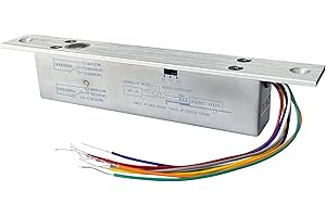 UHPPOTE NC Fail Safe DC12V serrure de gâche électrique de la porte étroite avec la fonction de temporisation