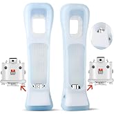 Machine-Ya Wii Motion Plus Adapter Sensor Accelerator Nintendo Remote Control Wii U Motion Plus (White (1 PC))