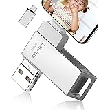 Chiavetta USB 256gb per Phone,Levida Pen Drive Penna USB 3.0 Pendrive 4 in 1 Photostick Chiave USB Type C con iOS,Android,Mic