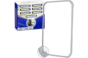 Goma Horno 480x360 mm con Código Original 6432220 4696921 para Miele para Imperial 02846905 para Quelle - Junta Horno con 4 Ganchos - Garantía de 10 Años - MONTERAL