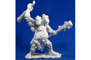 Pechetruite 1 x NOR OKK Ettin - Reaper Bones Miniatura per Gioco di Ruolo Guerra - 77103