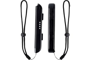 AYNKH 1 Paar Schalter Gamepad Riemen mit automatischem Schloss, schwarzes verstellbares Controller Armband, tragbares Ersatz Zubehör für Switch-Spiel