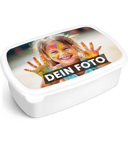 Personalisierte Brotdose Von Spreadshirt – Mit Eigenem Foto Oder Text, Bruchfest, In Saphirblau
