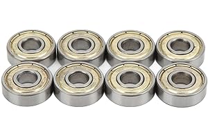 minifinker Roulements de Planche à roulettes, Haute efficacité Haute dureté 608ZZ Portant ABEC 11 à Faible Bruit pour Patins à roulettes pour Planches de Danse