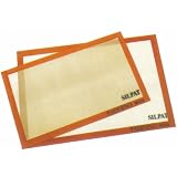 Matfer Toile Pâtissière De Cuisson 40x30 Cm Rouge - Tapis De Cuisson Anti-adhérent