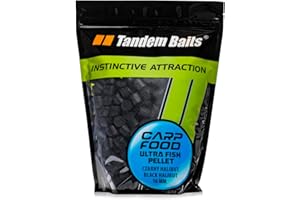 Tandem Baits Carp Food Ultra Fish Pellet pour Carpe Pêche Turbot Noir 2-16mm 1-5kg
