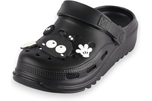 CHILLIFE Sabots à plateforme pour femme avec breloques amovibles, sandales de plage, piscine et jardin, été – Fabriqué au Portugal