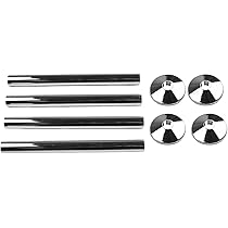 Coperture Tubi Radiatori Bianche - Set 4 Pezzi Con Collari Per Fori Da 15 Mm | Accessori Bagno - Foto 8