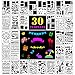 Produktbild Fansteck Zeichenschablonen, 30 Stück Plus 1 Mini Pauch für Bullet Journal, Filofaxing, Kunnststoff Zeichnung Malerei Schablone für Kunst-Projekte, Scrapbooking, Fotoalbum, Weinachtskarten, Tagebuch