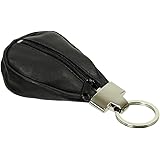 Branco lederen sleuteletui mini portemonnee sleuteltas sleutelmapje sleutelhanger met ritsvak mini portemonnee versch. kleure