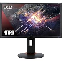 Acer Nitro XFA240Q Sbiipr 23.6” FHD (1920 x 1080) Gaming Monitor with AMD  RADEON FreeSync Technology, 1ms (G to G), Up to 165Hz, (1 x Display Port \u0026  2 x HDMI 2.0