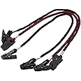 Fascetta 3pcs Hat Retainer Clip Windproof Fishing Caps Easy Clips Hat Strap Anti Wind Hat String Clip Cap Keeper for Sailing Golfing Baseball Fishing Boating Running Hiking Camping Travel