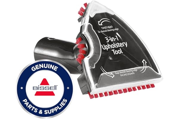 BISSELL Brosse 3 en 1 pour Spotclean et Multiclean Pour Éliminer Efficacement Les Saletés Tenaces Accessoire d'Origine Nettoyez Moquette d’Escalier, Tapis, Véhicule & Tissus d'Ameublement 2369