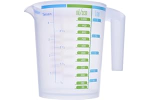 Gies DecoLine 5078 Gobelet doseur incassable en plastique Multicolore 1 l