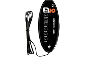 Ellofence Testeur de clôture LED (12 kV) 6 niveaux Convient pour les appareils à partir de 1 joule