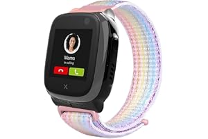 GoodZwetch Armband kompatibelt med Xplora X5/X5 Play/XGO 2/XGO 3X/XGO2/XGO3, justerbart klockarmband mjukt nylon ersättningsa