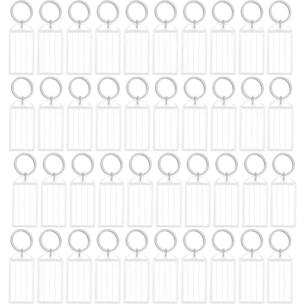 Targhette Portachiavi Scrivibili 40 Pezzi - Etichette Per Chiavi, Valigie E Animali Domestici | 8 Color - Foto 10