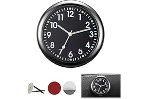 Aohcae Car Clocks, Mini Digital Car Clock, Watch for Dashboard Car Clock Quartz Car Watch with Double Sided Sticker,Quartz Car Watch for Any Car Decoration
