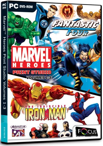 Preisvergleich Produktbild Marvel Heroes Print Studio Volumes 1-3 (PC)