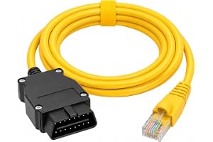 Canxyeun Ethernet Enet Obd2 RJ45-kabel för BMW F-serien, 2M, diagnostisk kodning för E-Sys, ISTA för 1-serie F20, 3-serien F3