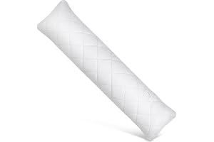 Utopia Bedding Acolchado Almohada Corporal 40 x 145 cm (Paquete de 1), Almohada de Embarazo y Maternidad, Relleno de Poliéster Suave (Blanco)