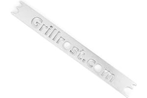 Grillskrapa i rostfritt stål | grillrengörare för stänger med tjocklek 4,5,6 och 8 mm - tar bort grov smuts