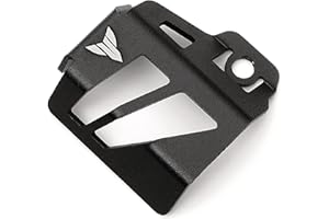 CCYYMOWOK For Yamaha MT 07 09 10 MT07 MT09 SP MT10 FZ09 FZ07 Motorcycle Rear Brake Fluid Reservoir Guard Cover Protector (Black)