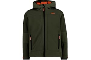 CMP Giacca In Softshell Da Bambini Con Cappuccio Fisso - 3a00094 Giacca in softshell Unisex - Bambini e ragazzi