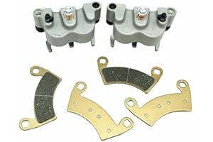 Mabutingti Pinza de freno delantera izquierda derecha para Polaris RZR 4 800 900 1000 XP Ranger 570 800 900 1000 Diesel HST Brutus GEM General 1000 Military PRO XD con Pastillas sin soporte de montaje