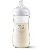 Philips Avent Natural Reactive Bottle, 330 ml, 3 Month+, Non-Leaking Pacifier, Colic and Gas Preventive, BPA Free, SCY906/01
