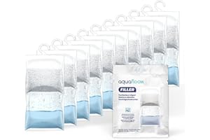AquaFloow 10x210G Deshumidificador colgante, Absorbente de humedad para armario, Deshumidificador colgante antihumedad, Bolsa desecante resistente a la humedad