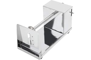 WAKECTS Krajalnica do Ziemniaków ze Stali Nierdzewnej, Maszyna do Cięcia Spiralnego do Przekąsek Ziemniaczanych, z Antypoślizgowymi Nóżkami, Krajalnica Spiralna do Ziemniaków 26,5x12x14cm