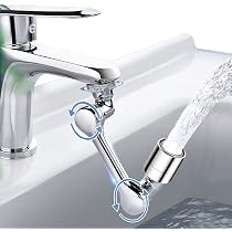 MARCYBLACK 1080° Swivel Faucet Aerator Extension - Rotatable Multi ...