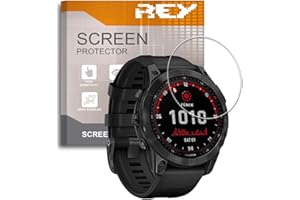 REY 6 sztuki Ochraniacz Ekranu do GARMIN FENIX 7X 51mm - GARMIN ENDURO 2 - GARMIN FENIX 7X PRO 51mm, Najwyższej jakości