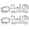 Xiciki 2 Set Universal Torque Arm Conversion Kit, Compatible with Most Electric Bicycle, Bicycle Dropout Amplifier Ebike Torque Arm Protective Accessories for e-Bike Front or Rear Hub Motors