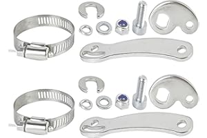 Xiciki 2 Sets Torque Arm for Ebike, Electric Bicycle Universal Torque Arm Protective Ebike Accessories, Torque Arm Bicycle Dropout Amplifier Cycling Accessory for Front Rear E-Bike Motor Arm