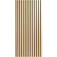 Art3d 4 Wood Slat Acoustic Panels for Wall and Ceiling - 3D Fluted Sound Absorbing Panel with Wood Finish - Oak Covering 2.88㎡