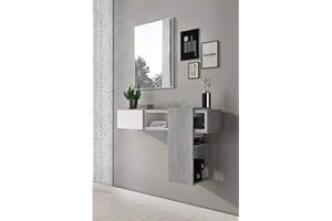 CALITAN FURNITURE FACTORY SP Z O.O. Mobile da Ingresso Move Cemento E Bianco