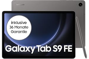 Samsung Galaxy Tab S9 FE Android-Tablet, 27,7 cm / 10,9 Zoll Display, 128 GB Speicher, Mit Stift (S Pen), Lange Akkulaufzeit,