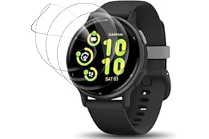Votvloay 3 szt. Folia ochronna do Garmin vivoactive 5, HD przezroczysta folia TPU o wysokiej rozdzielczości do samochodu lecznicza ochrona dla Garmin vivoactive 5 folia ochronna
