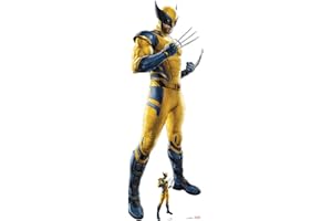 Star Cutouts Wolverine Hugh Jackmann Pappaufsteller mit gratis Mini Standee Marvel Partys, Wolverine Fans, Geburtstage, Geschenke, Partys & Fans