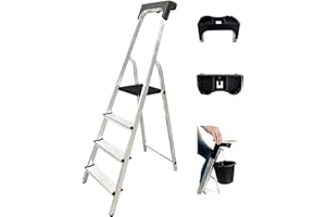 MYPRO Aluminium Step Ladder 125KG (4-Step & Tool Tray)