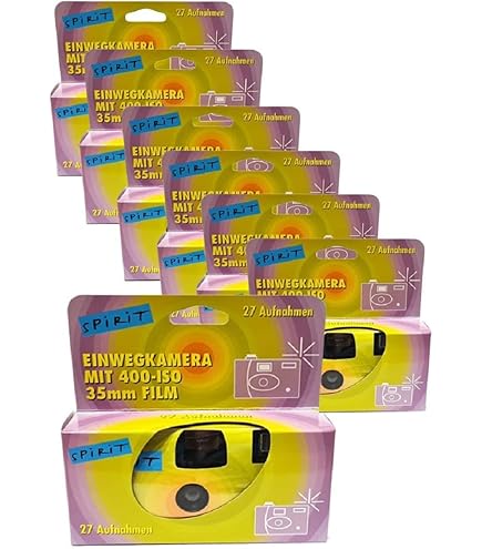 3x 1A PHOTO PORST Wegwerpcamera Editie Butterfly, met