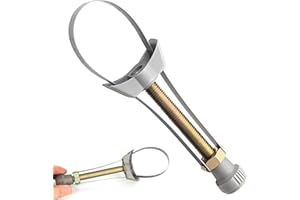 AUTUUCKEE Ölfilterschlüssel mit Verstellbarer Ölfilterschlüssel 36cm Ölfilter-Entfernungswerkzeug Universelles Federbandstahl für Motorräder, Autos, LKWs