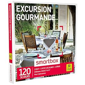SMARTBOX – Coffret Cadeau – EXCURSION GOURMANDE – 120 SÉJOURS : un château, un mas, un domaine ou une auberge de prestige sélectionnés par Logis