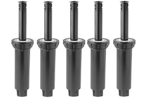 Rain Bird 1804VAN – 10,2 cm Professioneller Sprinkler – 5er-Pack – verstellbares Muster (0 bis 360 Grad)